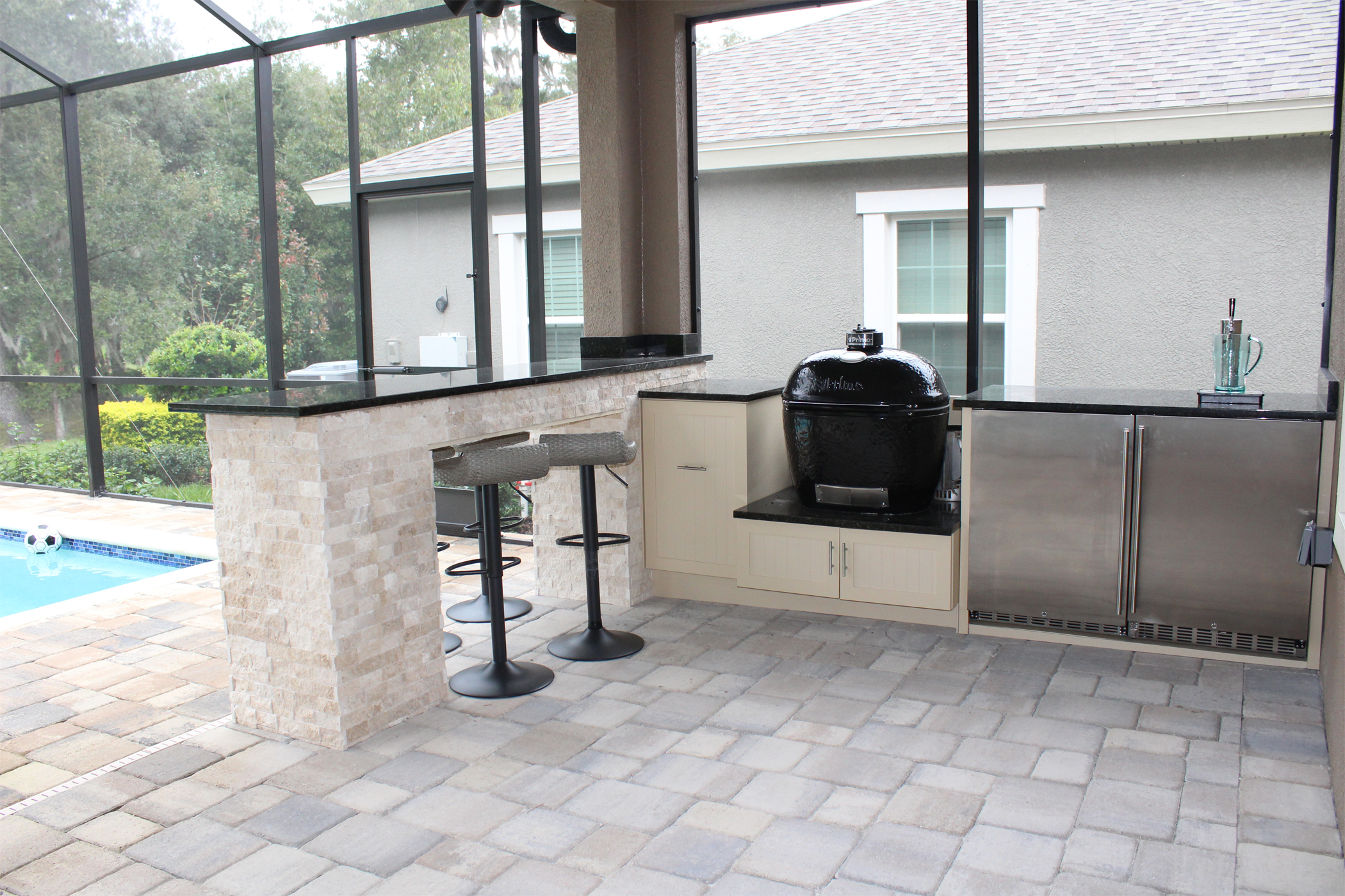 Bar Seating Outdoor Kitchen Synergy Outdoor