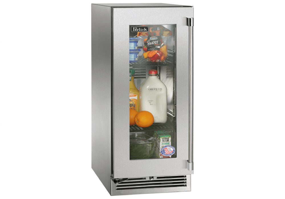 Perlick small 15-inch refrigeration unit for outdoor kitchen 