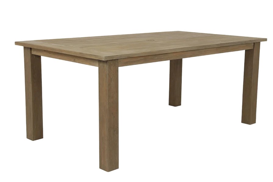 large teakwood table by Sunset West 